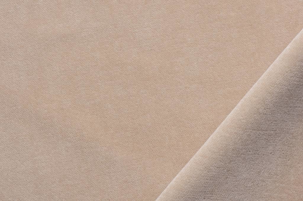 Fluweel Stof Zand Beige – Zacht, Mat & Luxe Katoenvelours