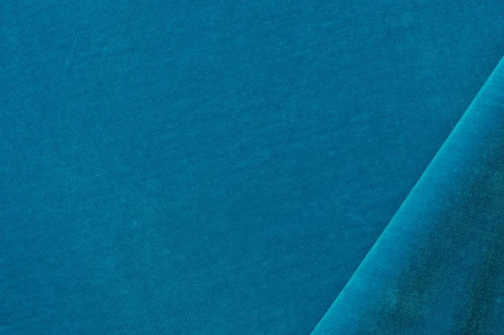 Fluweel Stof Turquoise – Zacht, Mat & Luxe Katoenvelours