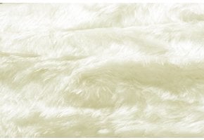 Imitatiebont Stof Korthaar Ecru