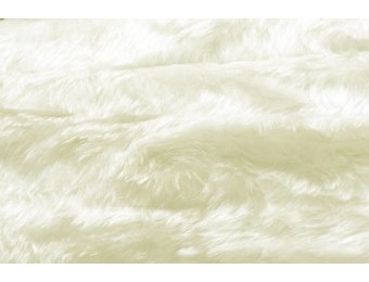 Imitatiebont Stof Korthaar Ecru