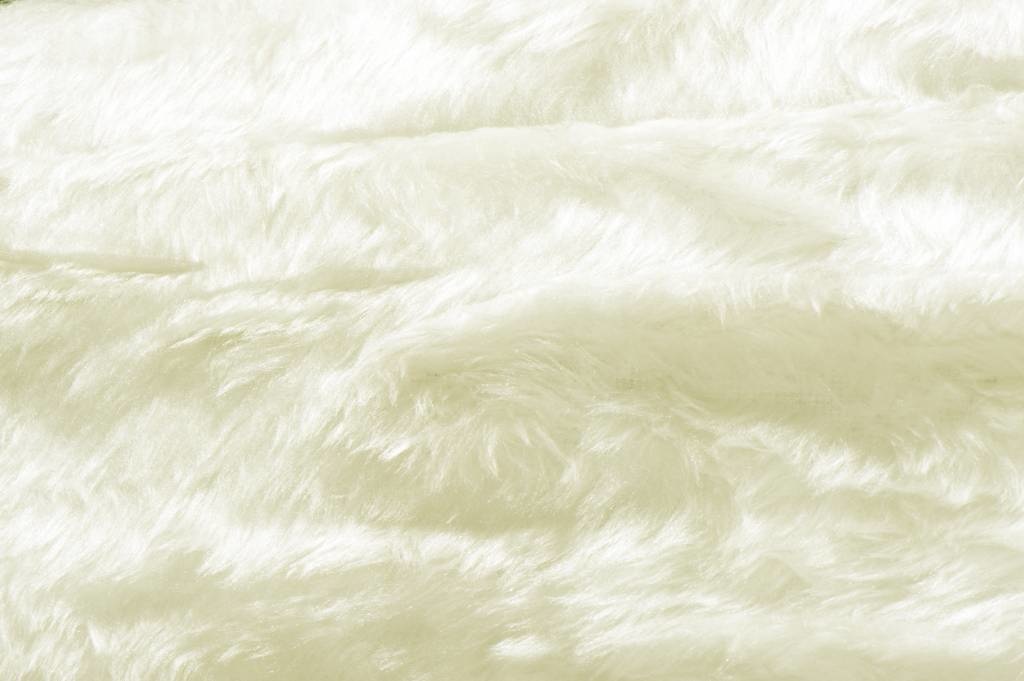 Imitatiebont Stof Korthaar Ecru – Voor Kleding, Kostuums & Decoratie