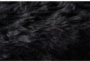 Imitatiebont Stof Korthaar Zwart