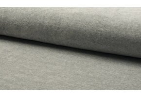 Nicky Velours Stof Grijs Melange
