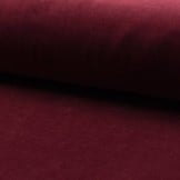 Nicky Velours Stof Bordeaux Rood – Zacht & Rekbaar