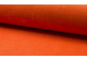 Nicky Velours Stof Oranje