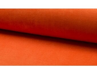 Nicky Velours Stof Oranje