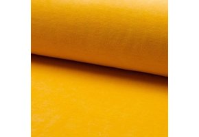 Nicky velours Warm Geel