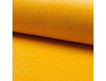 Nicky velours Warm Geel