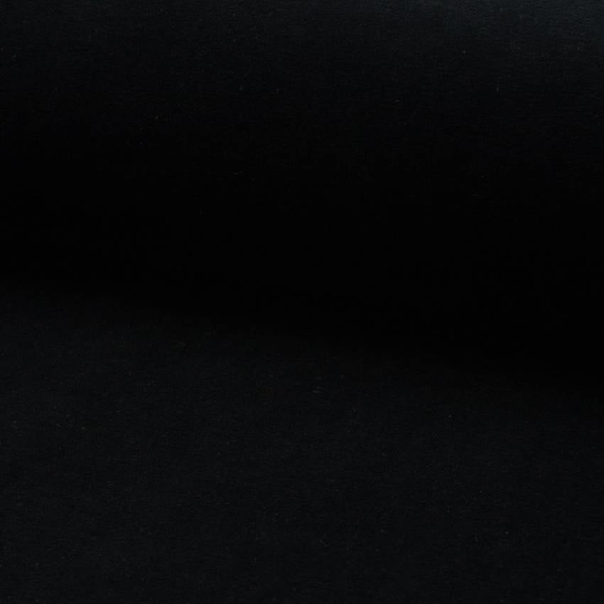 Nicky Velours Stof Zwart – Zacht, Rekbaar & Ademend