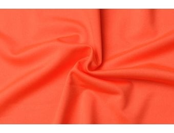 Lycra Stof (Glanzend) Oranje