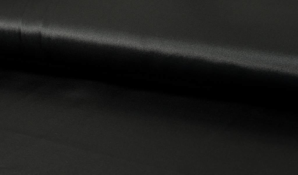 Satijn de Luxe Zwart