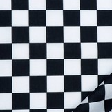 Vlaggen geblokt zwart/wit