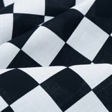 Vlaggen geblokt zwart/wit