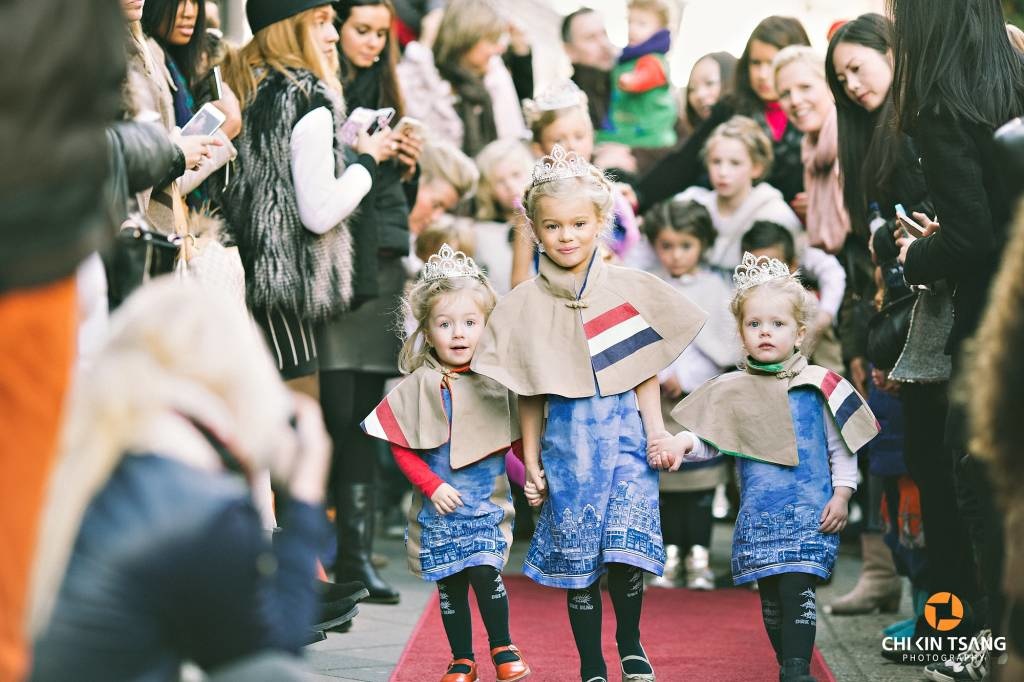 Delftsblauw Katoen – Randstof met Hollandse Grachtenpandjes
