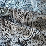 Brokaat Zwart / Zilver