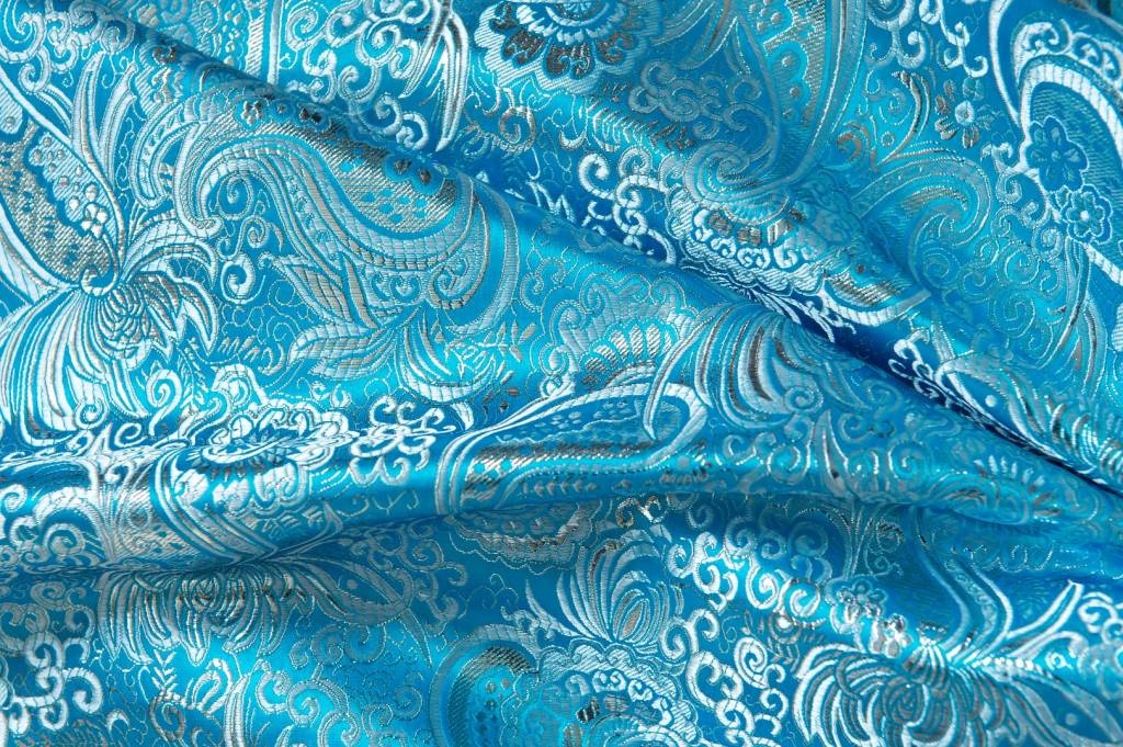 Brokaat Turquoise