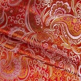 Brokaat Rood-Oranje / Goud