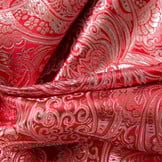 Brokaat Rood / Zilver