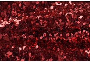 Pailletten de luxe rood