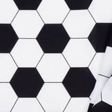 Voetbalstoffen Zwart-wit Voetbal