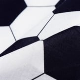 Voetbalstoffen Zwart-wit Voetbal