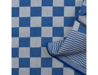 Dambont Theedoekenstof Blauw