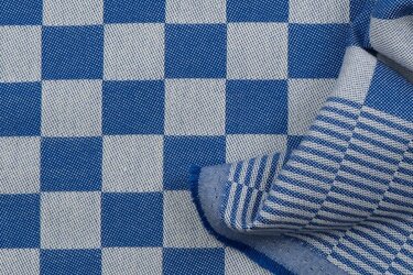 Dambont Theedoekenstof Blauw