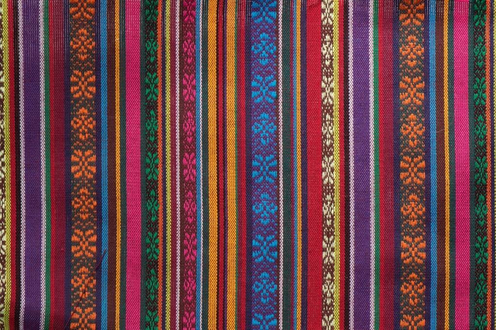 Geweven Mexicaanse Stof 14 – Kleurrijk, Stevig & Decoratief