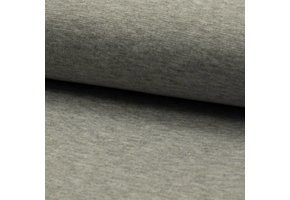 Boordstof fijn, grijs melange