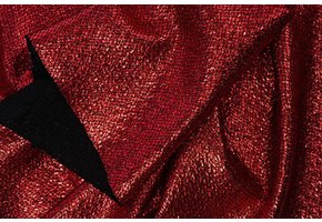 Lurex  Ruit Rood / Zwart