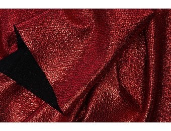 Lurex Ruit Rood / Zwart