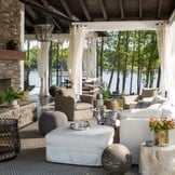 Outdoor Gordijnstof Diodes Stone