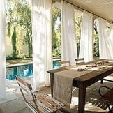 Outdoor Gordijnstof Diodes Off-White