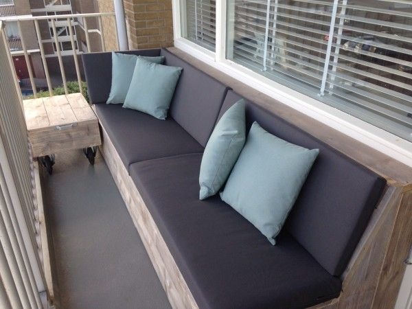 Outdoorstof Southend Antraciet - Waterafstotend | Stoffen Online