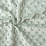 Minky Fleece Stof Poedergroen