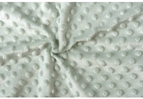Minky Fleece Stof Poedergroen