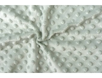 Minky Fleece Stof Poedergroen