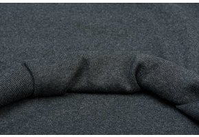 Boordstof Grof, Donkergrijs Melange