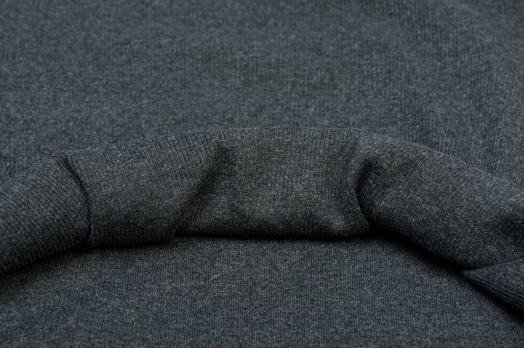 Boordstof Grof, Donkergrijs Melange