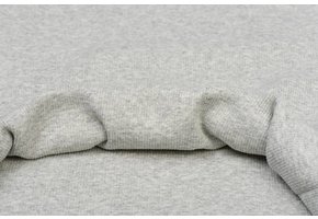 Boordstof Grof, Lichtgrijs Melange