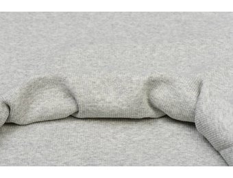 Boordstof Grof, Lichtgrijs Melange