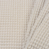 Wafel Katoen, Licht Beige