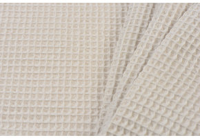 Wafel Katoen, Licht Beige
