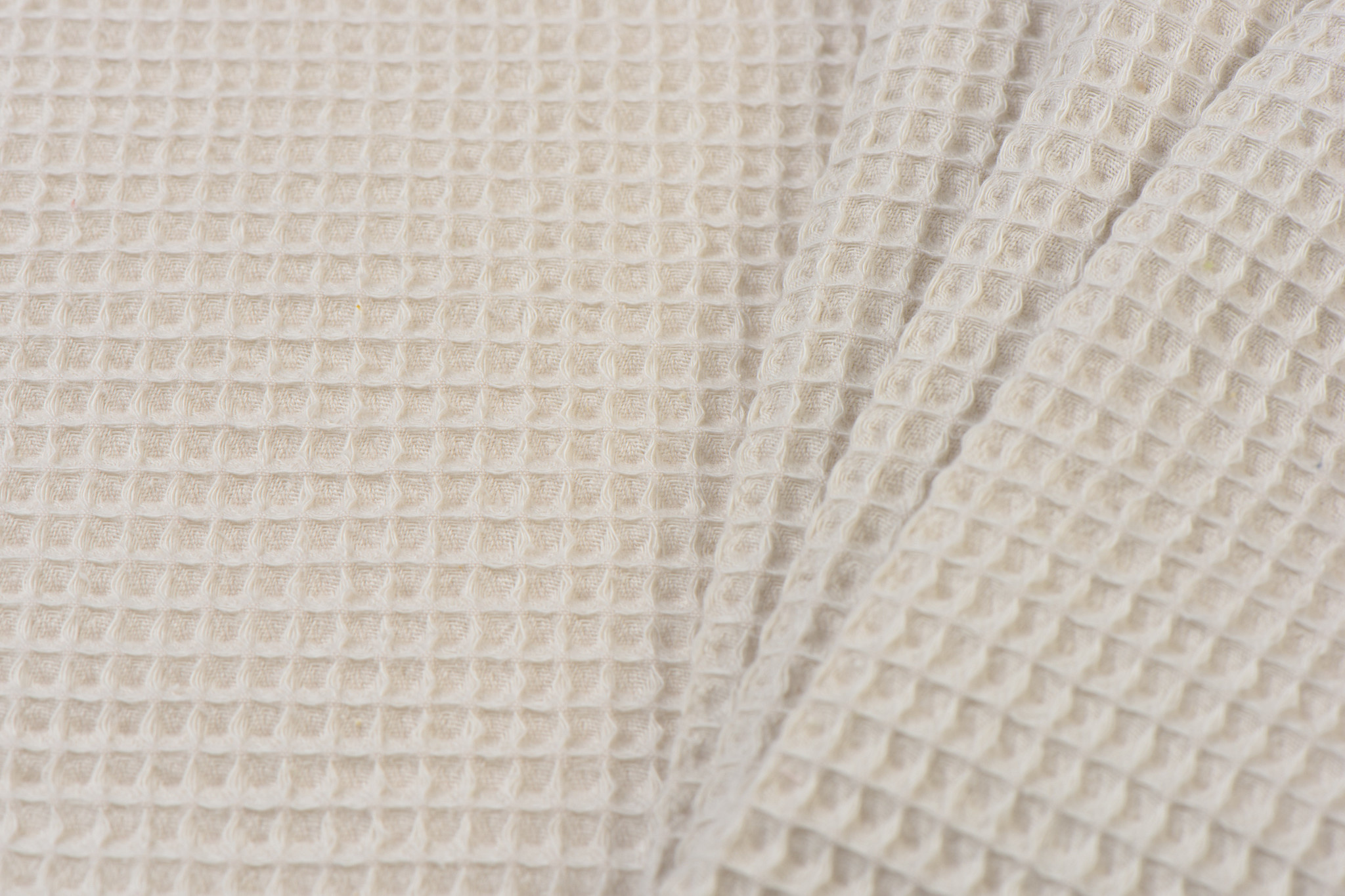 Wafel Katoen, Licht Beige