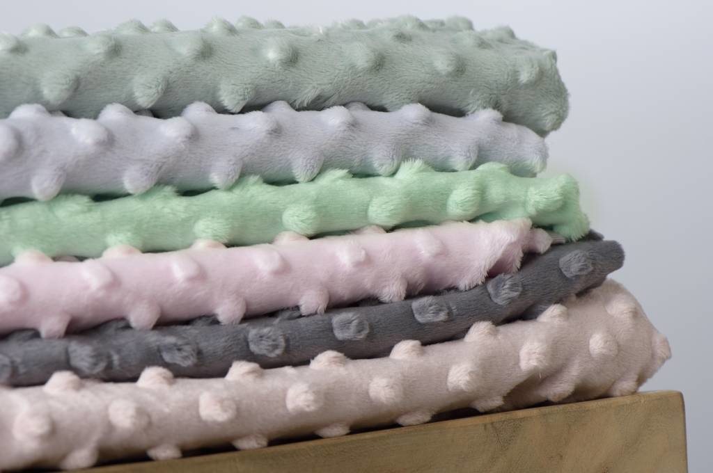 Minky Fleece Stof Off-White
