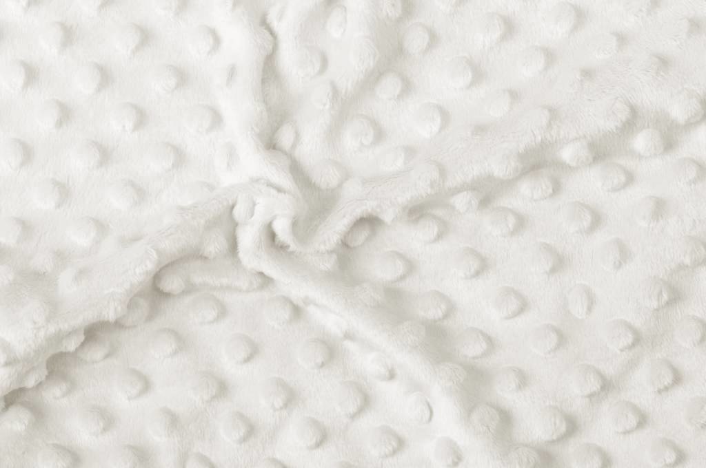 Minky Fleece Stof Off-White