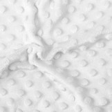 Minky Fleece Stof Wit