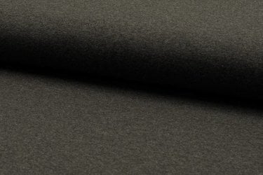 Tricot Stof Donkergrijs Melange
