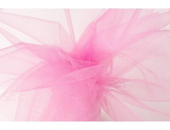 Sparkling Glamour Tule Stof - Roze