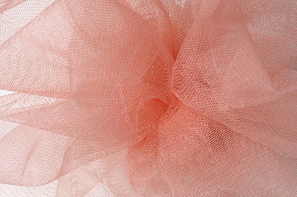 Sparkling Glamour Tule Salmon